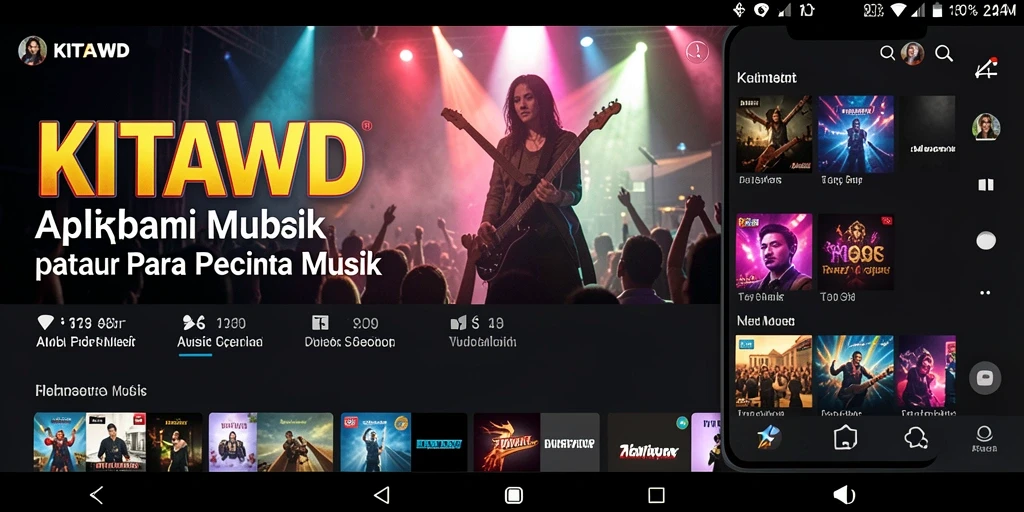 Tampilan gameplay KITAWD dengan momen seru bermain musik.