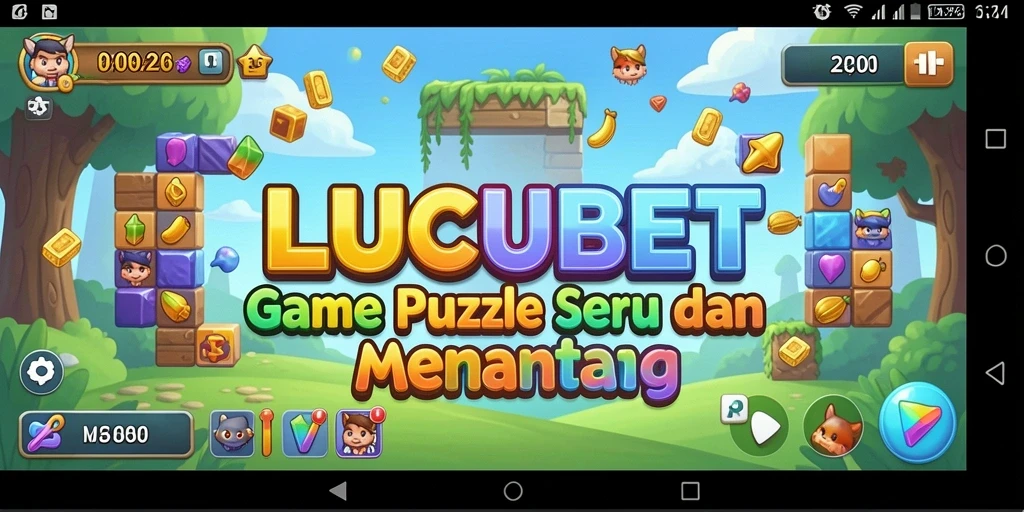Tampilan gameplay LUCUBET yang menarik dan menantang.