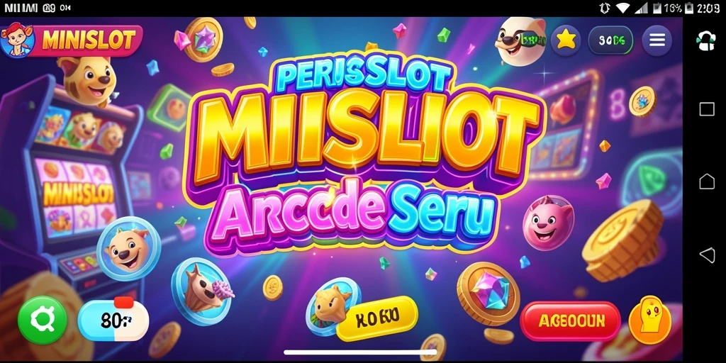 Tampilan gameplay <strong>MINISLOT</strong> yang seru dan penuh warna.