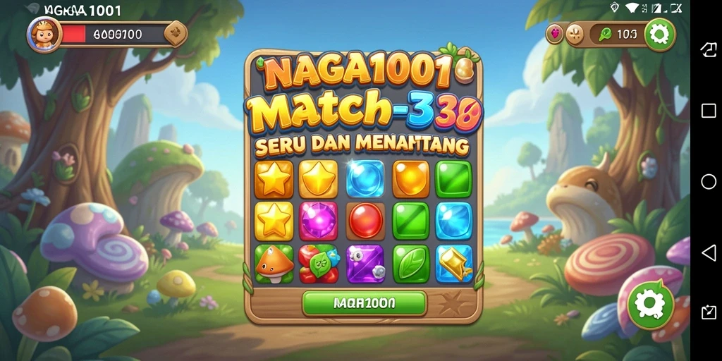 Tampilan gameplay seru dari NAGA1001 dengan grafis menarik