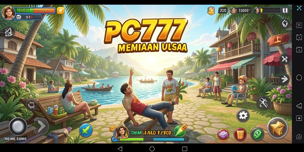 Tampilan menawan dari gameplay seru di PC777.