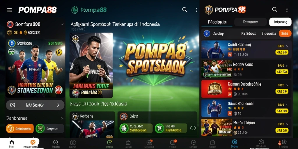 Gameplay menarik dalam POMPA88 dengan berbagai pilihan taruhan olahraga.