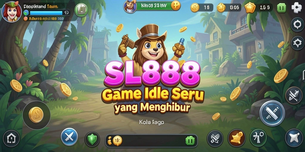 Screenshot gameplay SL888 menunjukkan pengelolaan sumber daya yang menyenangkan.