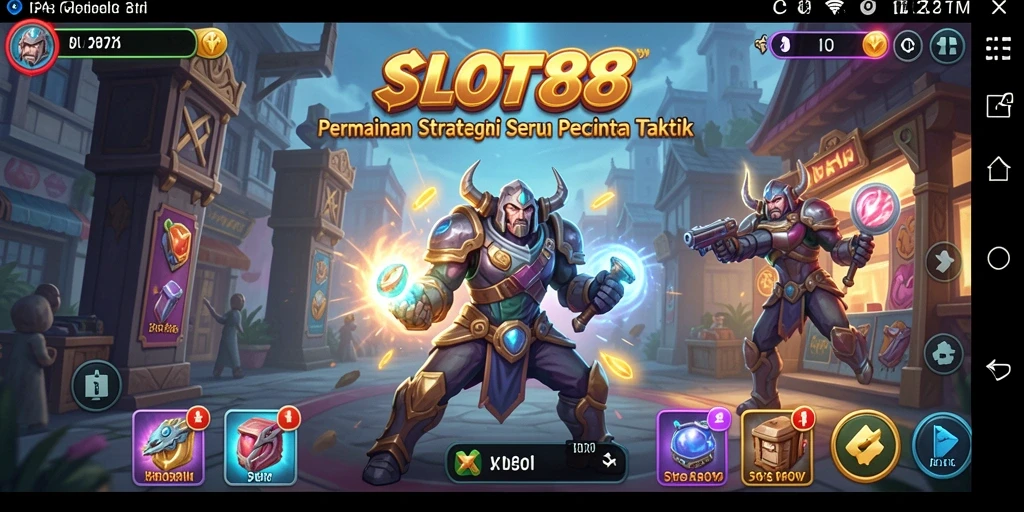Screenshot menampilkan aksi gameplay SLOT88 yang penuh strategi dan taktik.