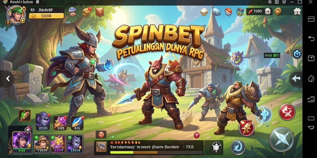 Gameplay seru SPINBET yang penuh petualangan RPG.