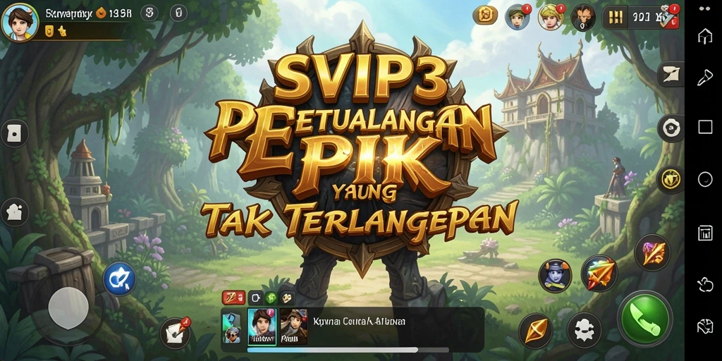 Tampilan gameplay petualangan yang seru di SVIP3.