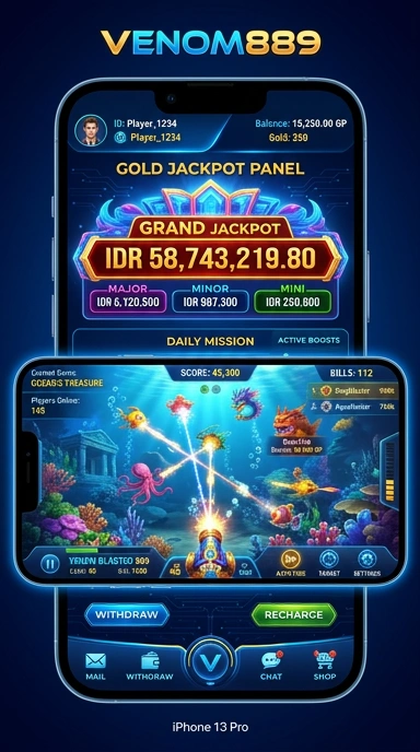 Antarmuka pengguna venom889 yang ramah dan sederhana.